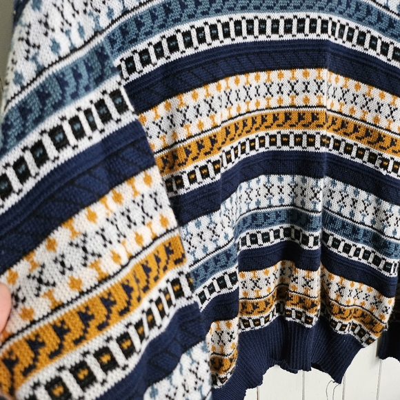 Sears vintage patterned knit sweater (The Mens Store) - Picture 4 of 6